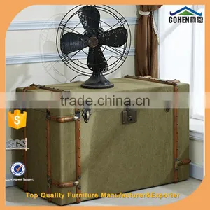 2016 Cohen Furniture New Design Eco-friendly Army Green Solid Wooden tv Table/canvas tv Stand/fabric Livingroom Furniture thumbnail-5