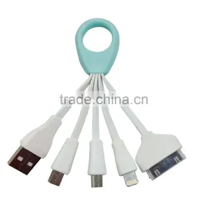 4-in-1 Multi USB Adapter Charging Cable Connector for Iphone 6, 6 Plus, 5 / 5s / 5c, Ipad,Smartphones thumbnail-5