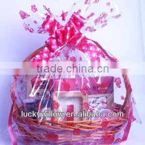 Wicker Holiday Gift Basket Cheap Wicking Packing Basket thumbnail-1