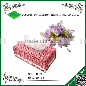Pink Decorative Household Paper Towel Basket Holders thumbnail-1