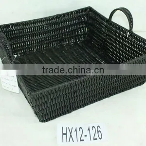 Customized Practical Plastic Basket With Handle thumbnail-1