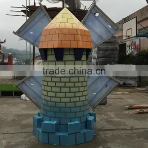 Outdoor Fiberglass Big Pinwheel Sculpture thumbnail-5