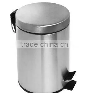 High Quality Stainless Steel Waste Bin Pedal Bin thumbnail-3