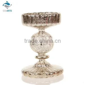 Luxurious Table Decoration Gold Crystal Glass Candelabra thumbnail-1