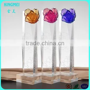Wholesale Hands Shape Crystal Trophy, Crystal Glass Award, Crystal Sports Trophy thumbnail-4