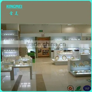 LED White Acrylic Plate Display Cases and Dish Display Fixture thumbnail-1