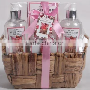 4 PCS BATH SET W/SEAGRASS BASKET thumbnail-1