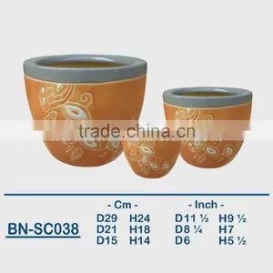 Vietnamese Ceramic Indoor Pot/ Indoor Planter BN-SC038 thumbnail-1