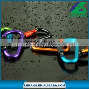 50KG Load Bearing Different Shape Professional Outdoor Activity Safety Carabiner thumbnail-1