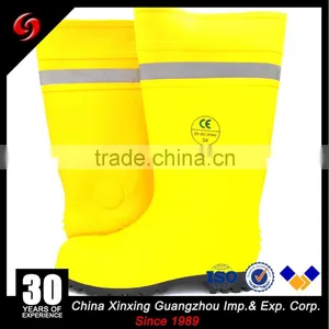 CE Waterproof Rain Boot/shoe Covers Pvc Long Safety Steel Toe Boots With Relative Tape Sale thumbnail-1