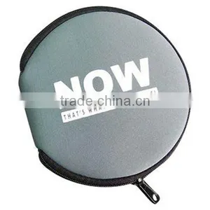 Fashion Round Shape Waterproof Neoprene Cute CD Case Mini DVD Cover Bag thumbnail-1