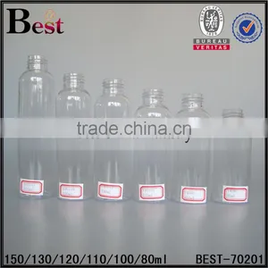 Cosmetic Packaging Promotion Stock 80ml 100ml 110ml 120ml 130ml 150ml Clear Empty Biodegradable Plastic Spray Bottle thumbnail-1