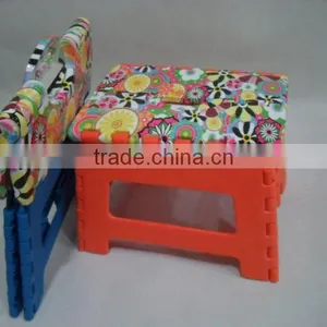 Decal 2016new! Cartoon Printing Plastic Folding Stool thumbnail-5
