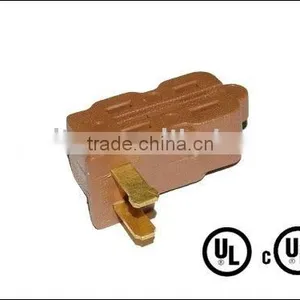 UL Certificated Brown 4 Outlet Wall Tap thumbnail-1