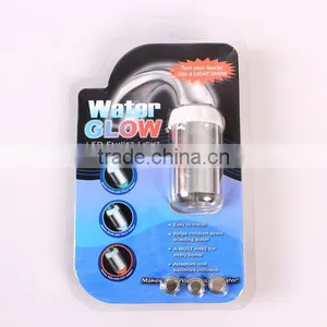 LED Water Faucet Three Color Temperature Sensor Glow Water Faucet thumbnail-2
