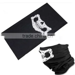 Cheap Cycling Black Skull Bandanas Mask thumbnail-1