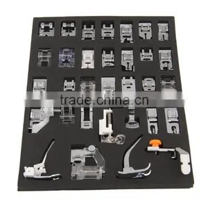 Universal 32 PCs Sewing Machine Foot Feet For Brother Janome Yokoyama Juki Butterfly Singer thumbnail-1