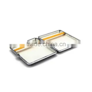 2017 Cheap High Quality Pocket Leather Metal 18 Cigarette Box Case thumbnail-1