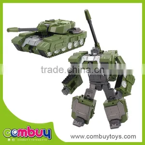 2 in 1 Kids Educational Metal Set Tank Trans Robot Toy Car thumbnail-1