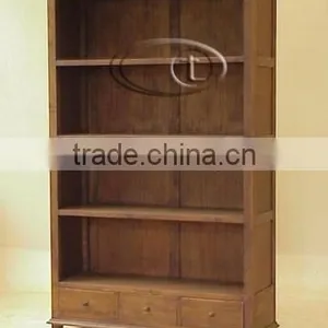 LIBRARY BLOCK WALL 3 DRAWERS CABINET thumbnail-1