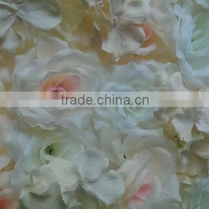 High Quality Customized 50*50c Rose Artificial Flower Wall for Wedding Decoration Stage Background Decoration thumbnail-2