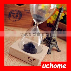 UCHOME New Creative Wooden Holder Magnet Hourglass thumbnail-6