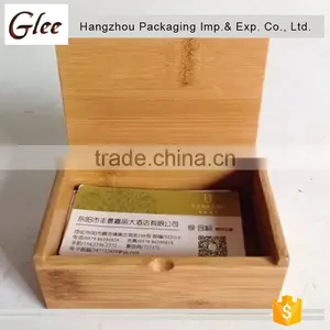 Multi-functional Simple Bamboo Card Box/holder thumbnail-1
