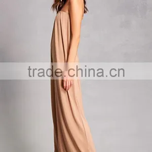 Women Suit High Fashion Clothing Strapless Palazzo Leg Cut Wide-Leg Jumpsuits Rompers Women thumbnail-4