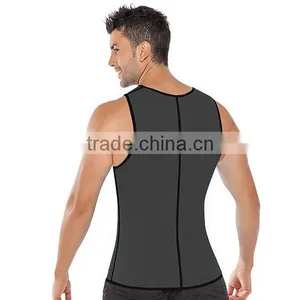 Ultra Sweat Neoprene Materials Men Sweat Shape Wear With Zip thumbnail-6