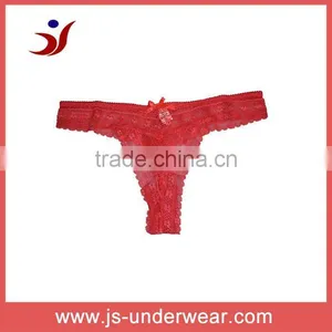Sexy Ladies Lace Thong Underwear From Professional Underwear Manufacturer thumbnail-1