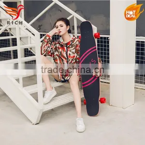 HSCW09 High Quality Fashionable Custom Four Wheel Canadian Maple Skateboard thumbnail-2