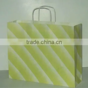 Kraft Paper Gift Bags With Twisted Paper Handles in Solid Colors thumbnail-1