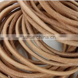 Colourfull Round 3mm Braided Leather Cord For Wholesale thumbnail-2
