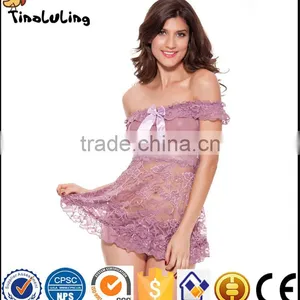 Black Lingerie Women Sexy Lingerie Lace Night Sleepwear Halter Bodysuits Sexy Hot Plus Size Sexy Underwear for Women thumbnail-2