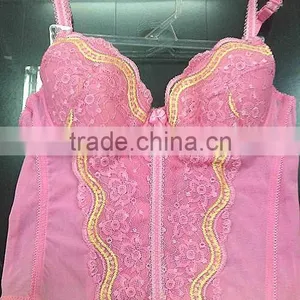 Fashion Design Ladies Body Shaper Corset Underwear With Padded Cup thumbnail-1