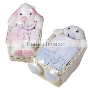 Baby 5pcs Newborn Basket/baby Gift Box/baby Wear/baby Clothing thumbnail-1