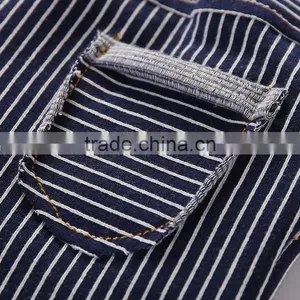 Wholesale 100% Cotton Striped Children's Boy Baby Clothes Set Kids t Shirt Beach Wear Set thumbnail-6