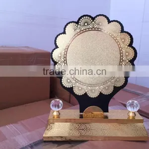 Sun Flower Wooden With Metal Plate Trophy,wooden Trophy,metal Base Trophy thumbnail-3