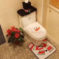 Toilet Sets Three-piece Snowman thumbnail-1