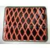 Red PES Yarn Multifilament Sea Fishing Nets / Knotless Fish Nets for Fish Pond and Set Net thumbnail-1