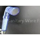 Full Polycarbonate Ion Rainfall Water Efficient Shower Head With Switch thumbnail-1