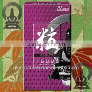 Japan Thick Condom 'KABUTO DOT' --- Inside Top Jelly-filled Condom --- 8p thumbnail-1