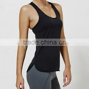OEM New Sexy Young Stripe Sleeveless Women Sport Tank Top thumbnail-1
