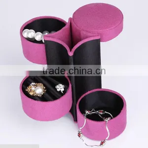New Arrival 3 Layer Folding Jewelry Box,Velvet Organizer Box for Jewelry thumbnail-5