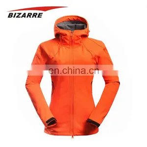 OEM Service Polyester Waterproof Outdoor Softshell Jackets For Lady thumbnail-1