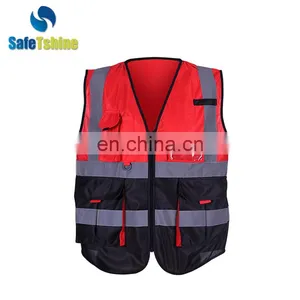 New Design Reflective Fluorescent High Visibility Traffic Safety Vest thumbnail-1