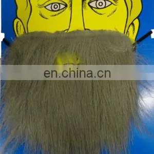 Mens Fake Mustache for Sale Grey Big Fake Beard With High Quality MH2145 thumbnail-1