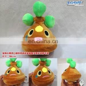 Anime Pokemon Plush Anime Doll Cute Plush Wholesale Cos New Style Pokemon Bonsly Plush for Kids thumbnail-1