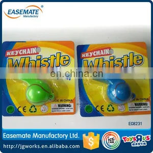 Popular Plastic Tennis Shape Whistle Keychain thumbnail-1