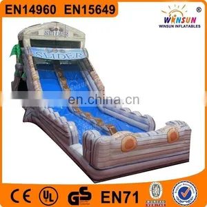 Inflatable Plastic Children Large Outdoor Slide for Sale thumbnail-1